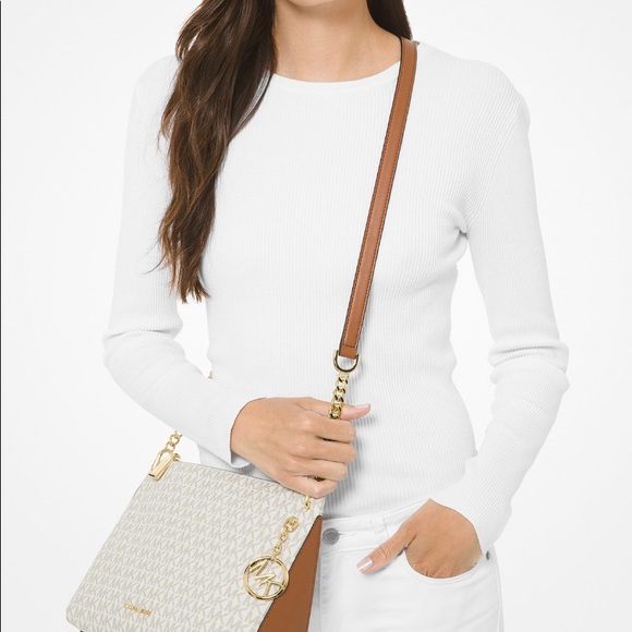 MK Vanilla Double Chain Shoulder Bag - Picture 2 of 8